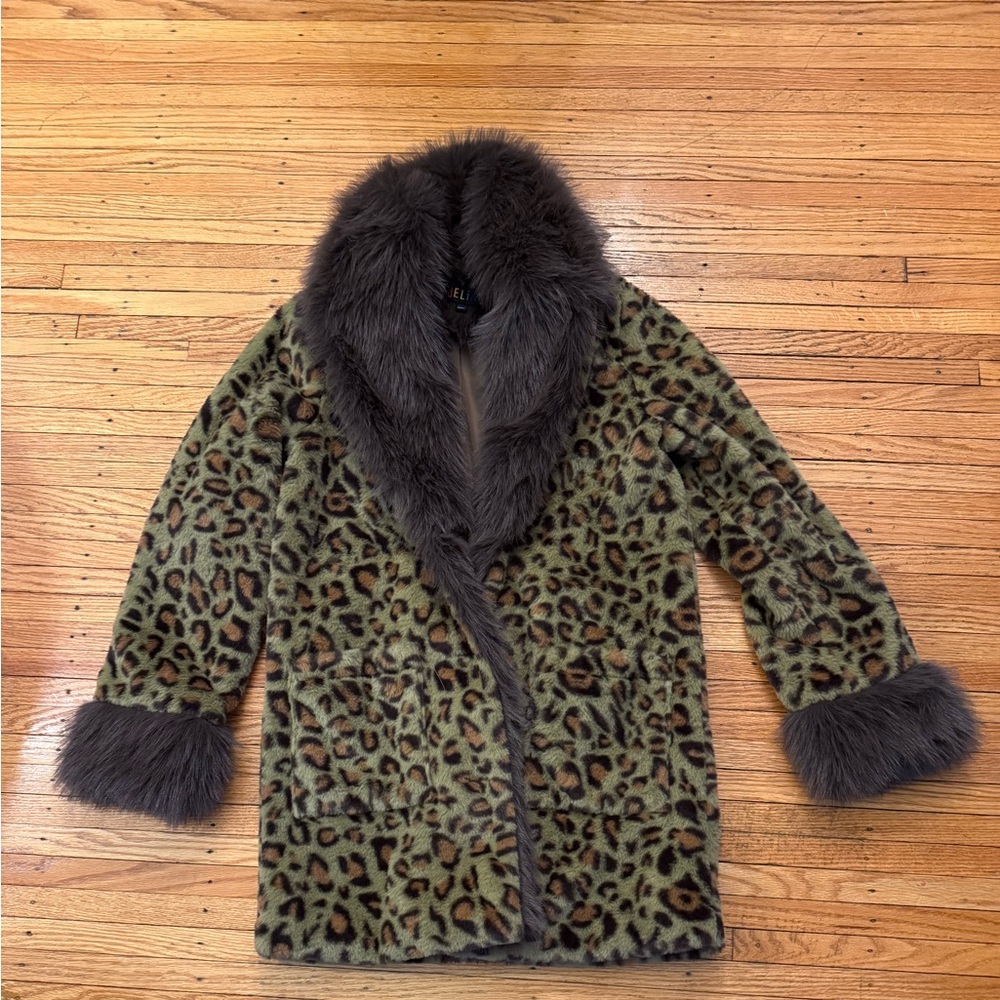 dELiA*s Faux Fur Coat in Brown